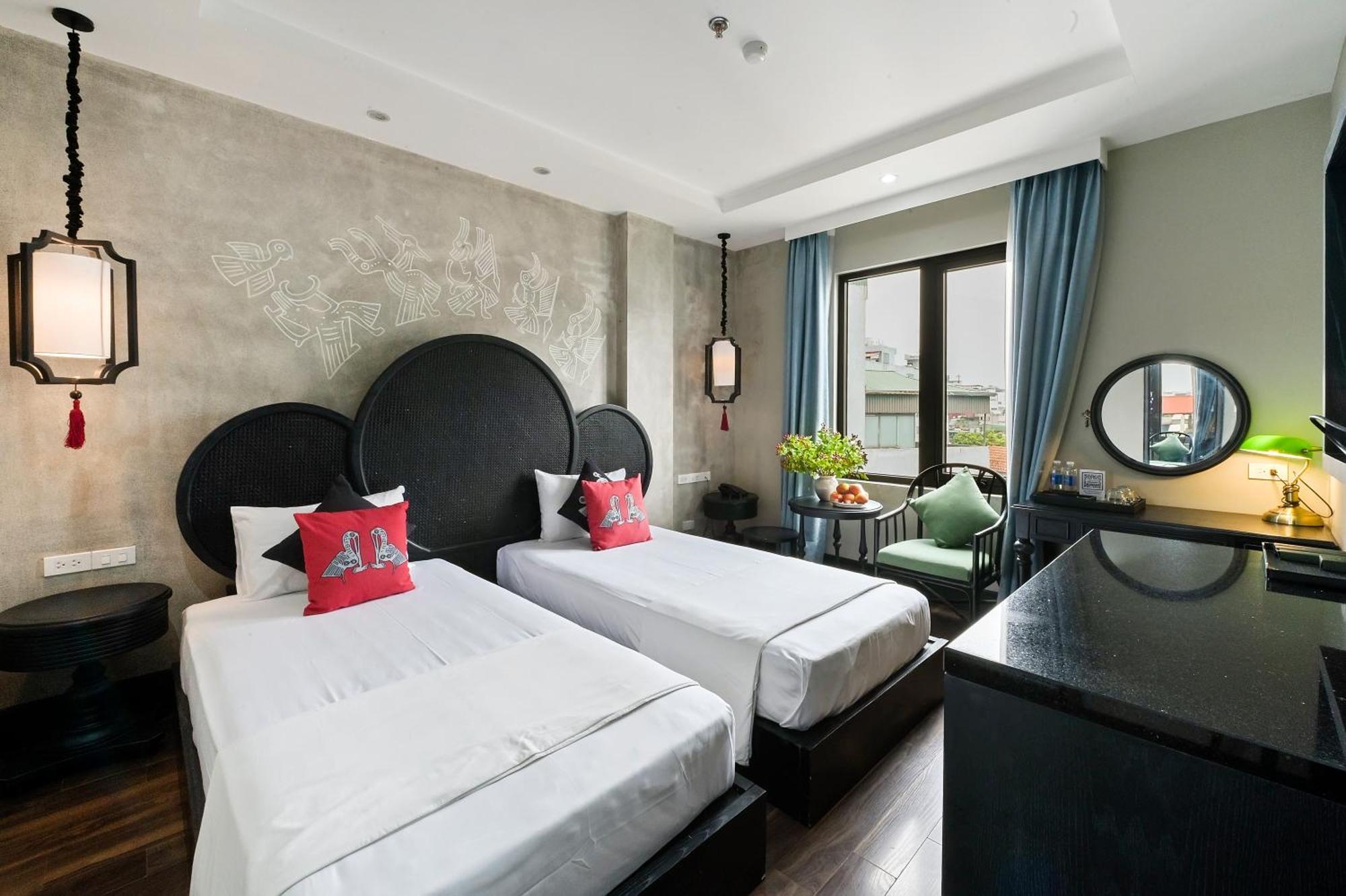 22Land Residence Hotel & Spa 52 Ngo Huyen Hanoj Exteriér fotografie