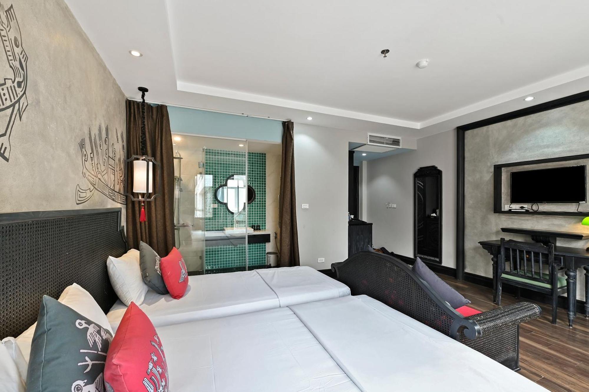 22Land Residence Hotel & Spa 52 Ngo Huyen Hanoj Exteriér fotografie