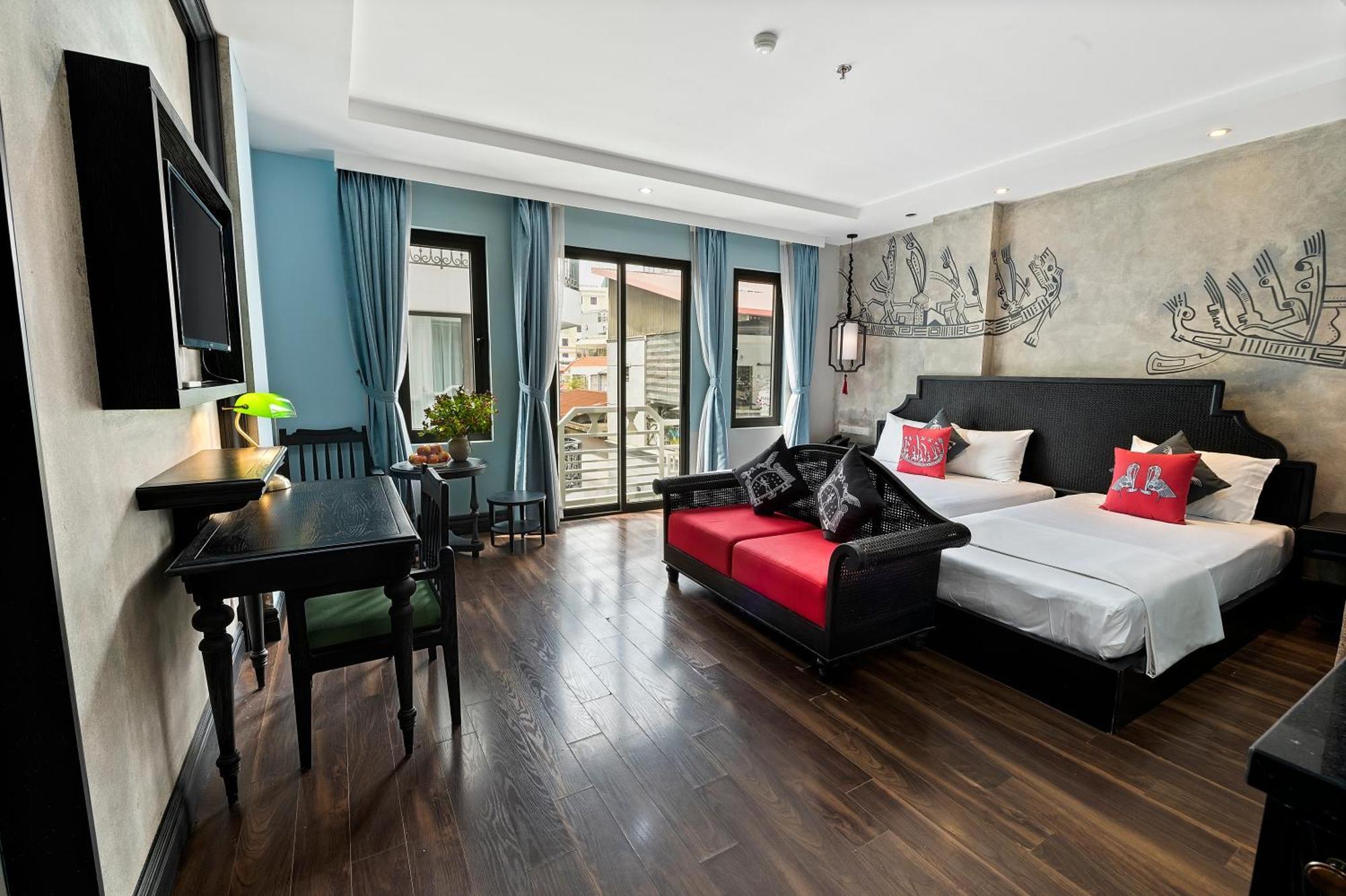 22Land Residence Hotel & Spa 52 Ngo Huyen Hanoj Exteriér fotografie